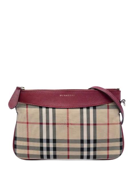 2000-2017 Haymarket Check Canvas Peyton crossbody bag by BURBERRY 
