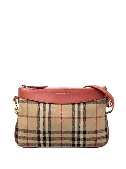 2000-2017 Haymarket Check Canvas Peyton crossbody bag by BURBERRY 