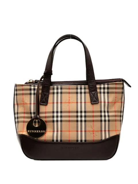 2000-2017 Haymarket Check Canvas handbag by BURBERRY 
