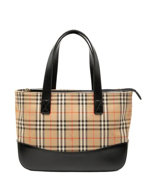 2000-2017 Haymarket Check Canvas handbag by BURBERRY 