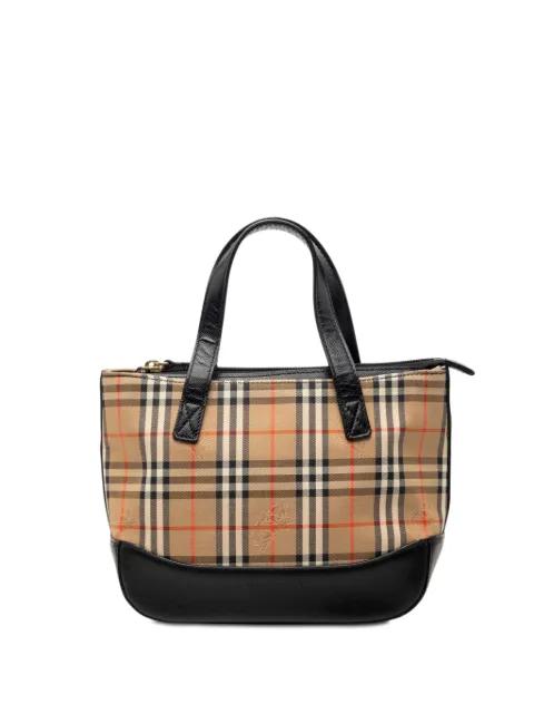 2000-2017 Haymarket Check Canvas handbag by BURBERRY 