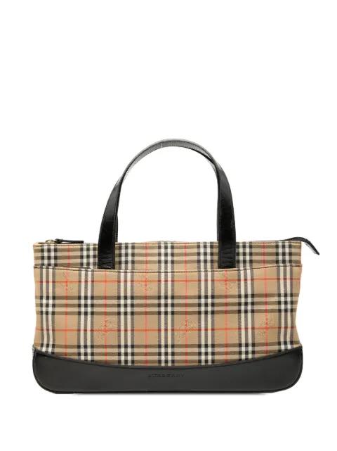 2000-2017 Haymarket Check Canvas handbag by BURBERRY 