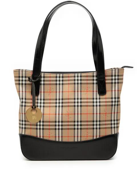 2000-2017 Haymarket Check Canvas tote bag by BURBERRY 