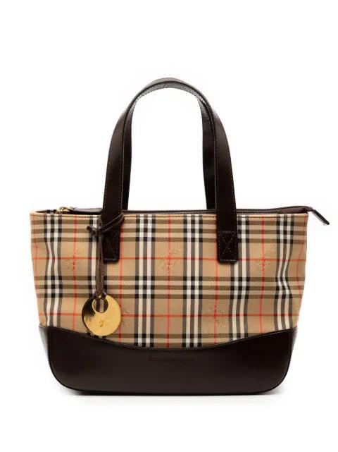 2000-2017 Haymarket Check Canvas tote bag by BURBERRY 2000-2017 Haymarket Check Canvas tote bag by BURBERRY