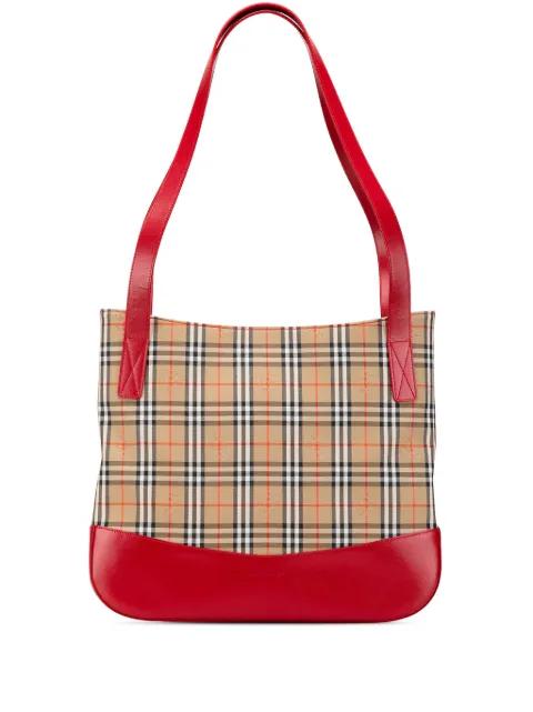 2000-2017 Haymarket Check Canvas tote bag by BURBERRY 