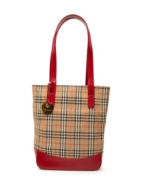 2000-2017 Haymarket Check Canvas tote bag by BURBERRY 