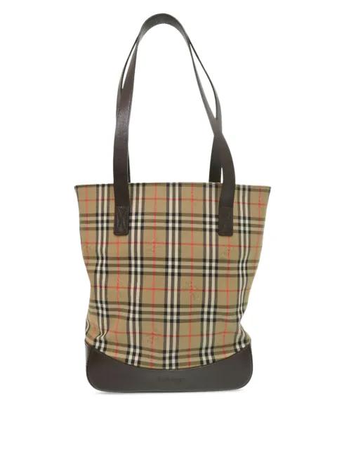 2000-2017 Haymarket Check Canvas tote bag by BURBERRY 