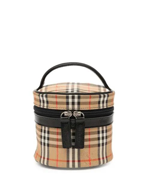 2000-2017 Haymarket Check Canvas vanity bag by BURBERRY 2000-2017 Haymarket Check Canvas vanity bag by BURBERRY