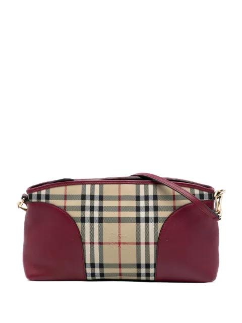 2000-2017 Haymarket Check Coated Canvas Chichester crossbody bag by BURBERRY 