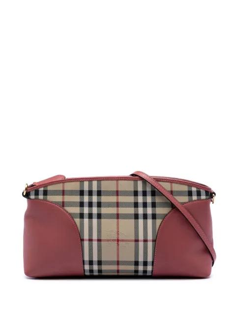 2000-2017 Haymarket Check Coated Canvas Chichester crossbody bag by BURBERRY 