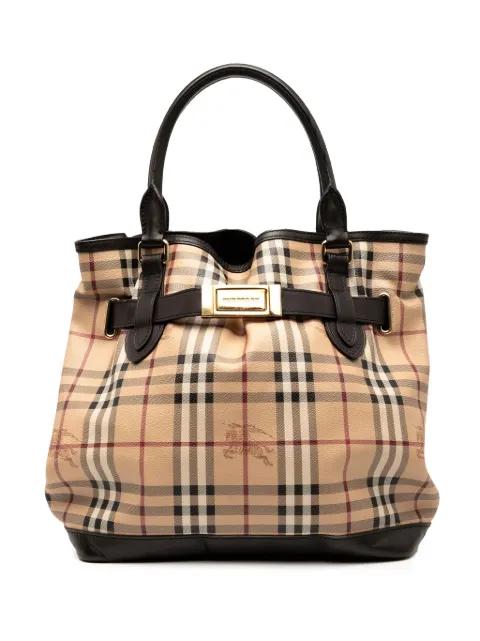 2000-2017 Haymarket Check Coated Canvas Golderton satchel by BURBERRY 2000-2017 Haymarket Check Coated Canvas Golderton satchel by BURBERRY