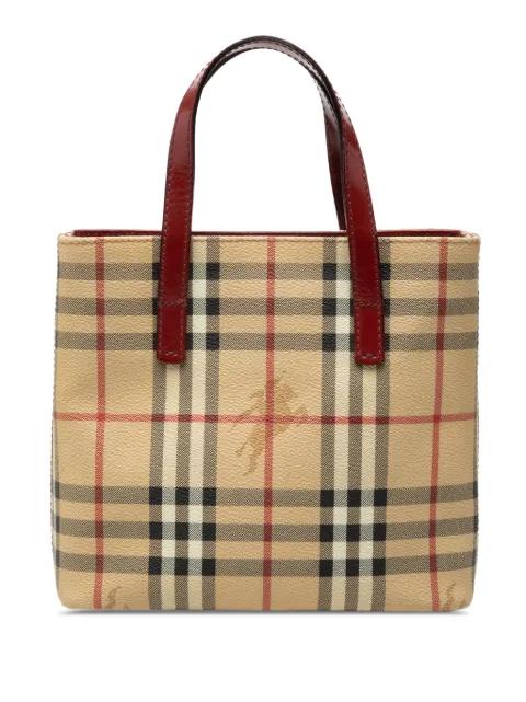 2000-2017 Haymarket Check Coated Canvas handbag by BURBERRY 