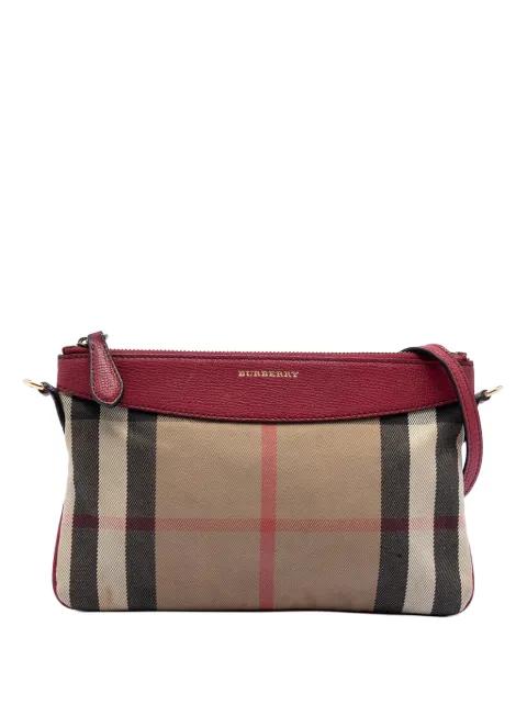 2000-2017 House Check Canvas Derby Peyton crossbody bag by BURBERRY 