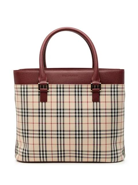 2000-2017 House Check Canvas tote bag by BURBERRY 