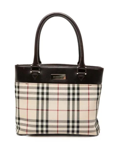 2000-2017 House Check Canvas tote bag by BURBERRY 