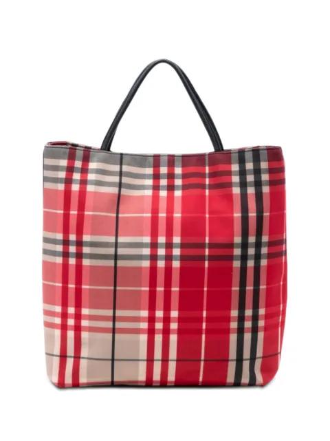 2000-2017 House Check Canvas tote bag by BURBERRY 