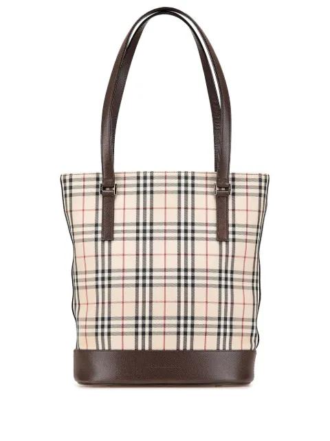 2000-2017 House Check Canvas tote bag by BURBERRY 