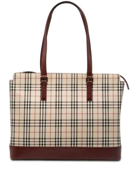 2000-2017 House Check Canvas tote bag by BURBERRY 