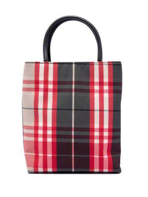 2000-2017 House Check Canvas tote bag by BURBERRY 