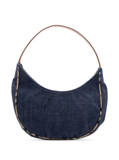 2000-2017 House Check Trimmed Denim shoulder bag by BURBERRY 
