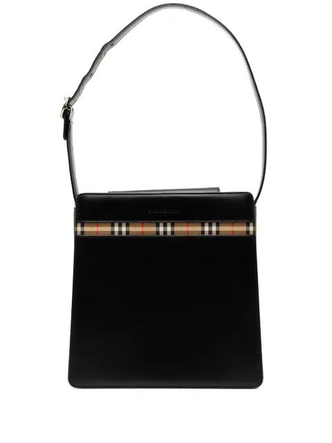 2000-2017 House Check Trimmed Leather shoulder bag by BURBERRY 