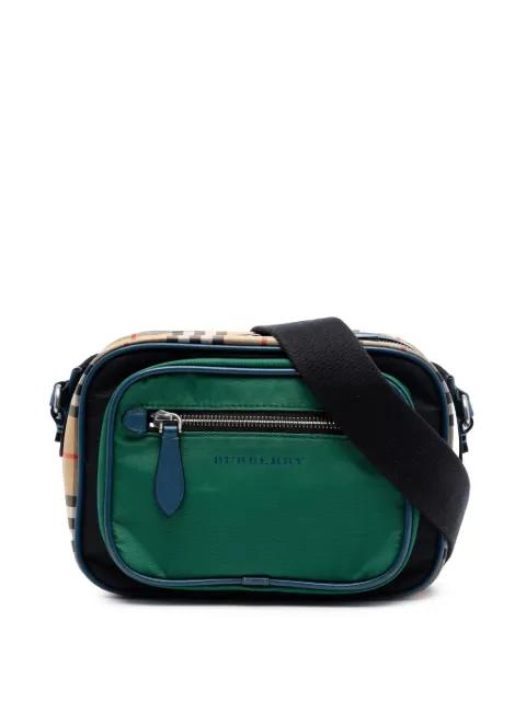 2000-2017 House Check Trimmed Nylon Paddy crossbody bag by BURBERRY 