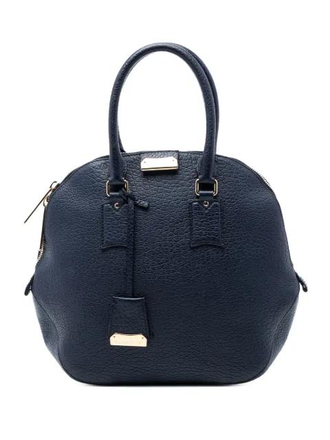 2000-2017 Large Grained Calfskin Heritage Orchard Bowling Bag satchel by BURBERRY 