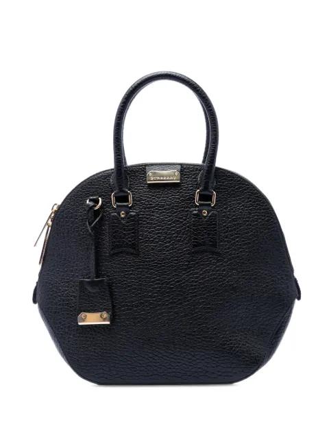 2000-2017 Large Grained Calfskin Heritage Orchard Bowling Bag satchel by BURBERRY 