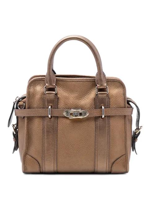 2000-2017 Leather Top Handle Bag satchel by BURBERRY 