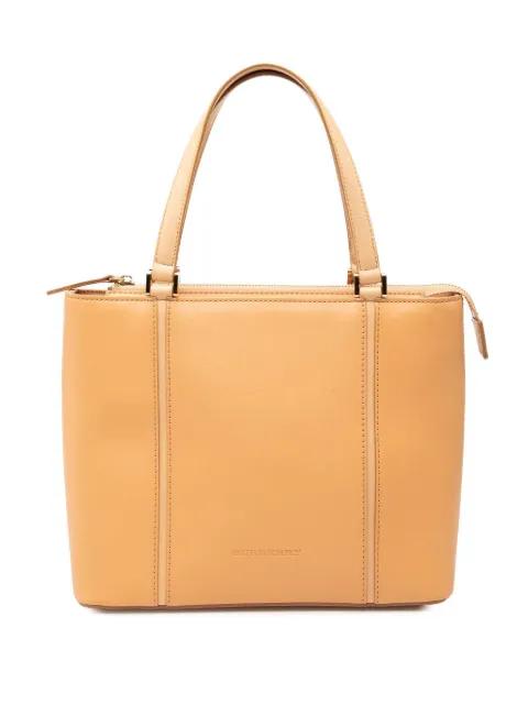 2000-2017 Leather tote bag by BURBERRY 