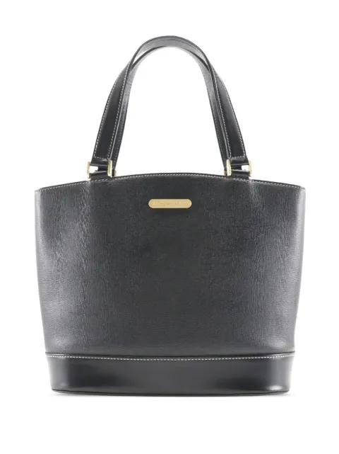 2000-2017 Leather tote bag by BURBERRY 