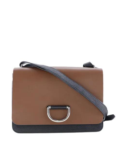 2000-2017 Medium Bicolor Leather D Ring crossbody bag by BURBERRY 