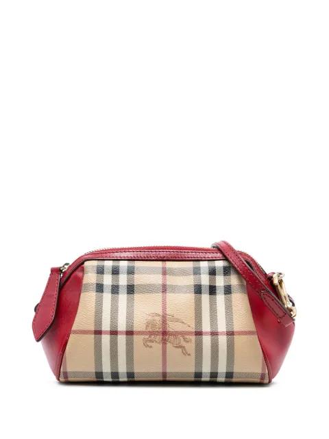 2000-2017 Mini Haymarket Check Coated Canvas Blaze crossbody bag by BURBERRY 