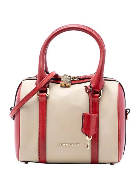 2000-2017 Small Canvas Alchester Bowling Bag satchel by BURBERRY 