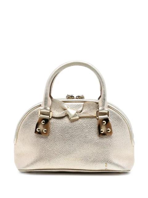 2000-2017 Small Grained Calfskin Bloomsbury Top Handle Bag satchel by BURBERRY 