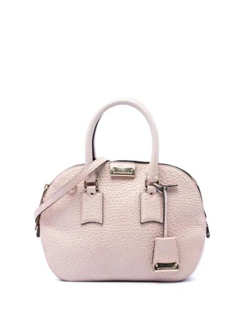 2000-2017 Small Grained Calfskin Heritage Orchard Bowling Bag satchel by BURBERRY 