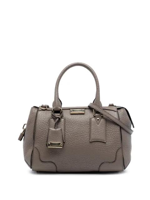 2000-2017 Small Grained Leather Heritage Gladstone satchel by BURBERRY 