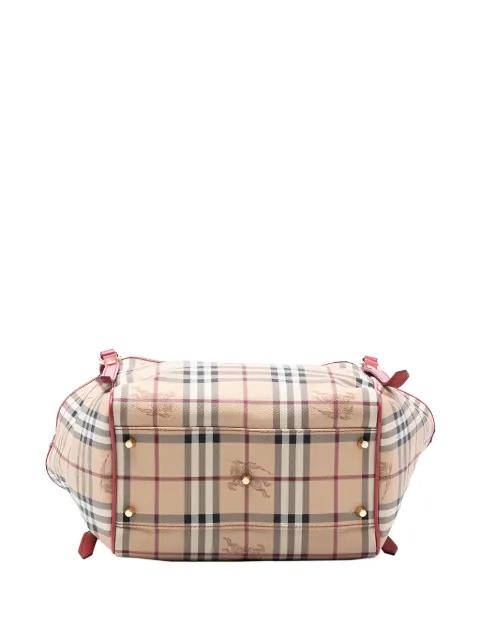 2000-2017 Small Haymarket Check Coated Canvas Canterbury tote bag by BURBERRY 
