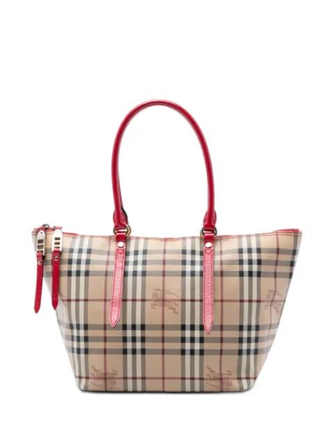2000-2017 Small Haymarket Check Coated Canvas Salisbury tote bag by BURBERRY 