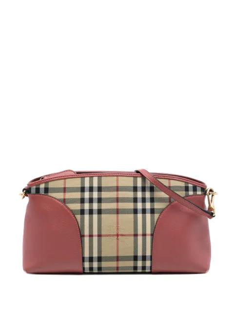 2000-2017 Small Horseferry Check Coated Canvas Chichester crossbody bag by BURBERRY 