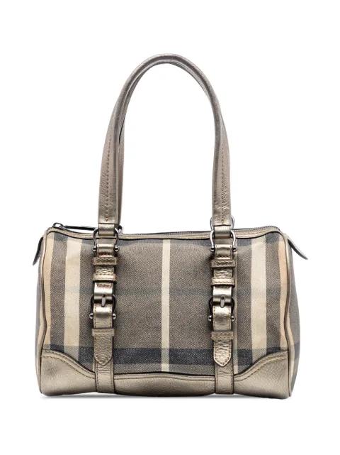 2000-2017 Smoke Check Canvas boston bag by BURBERRY 