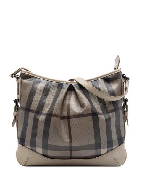 2000-2017 Smoke Check Coated Canvas Hartham crossbody bag by BURBERRY 