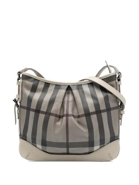 2000-2017 Smoke Check Coated Canvas Hartham crossbody bag by BURBERRY 