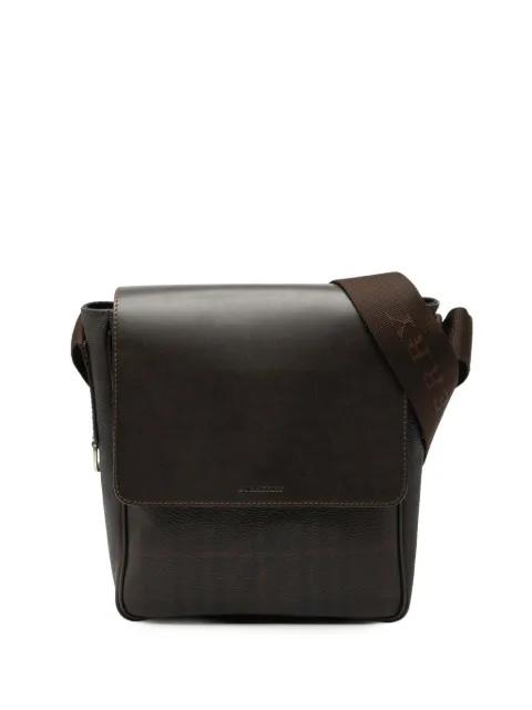 2000-2017 Smoke Check Coated Canvas and Leather crossbody bag by BURBERRY 