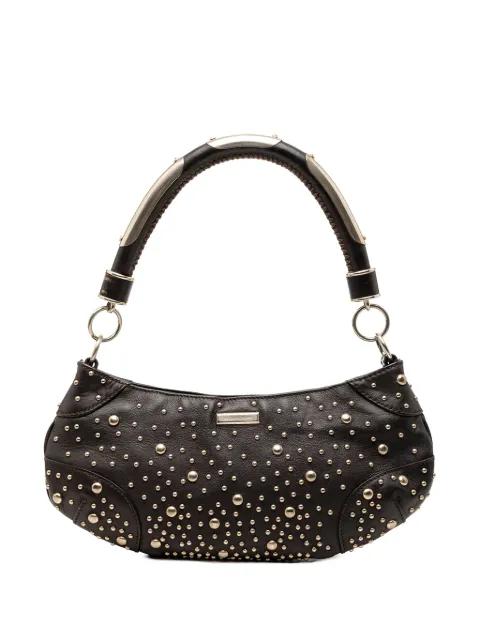 2000-2017 Studded Calfskin Cadet satchel by BURBERRY 