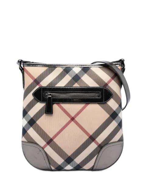 2000-2017 Supernova Check Coated Canvas Dryden crossbody bag by BURBERRY 