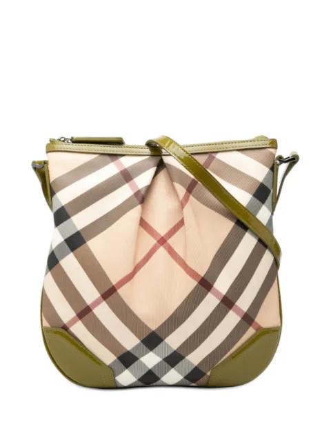 2000-2017 Supernova Check Coated Canvas Dryden crossbody bag by BURBERRY 