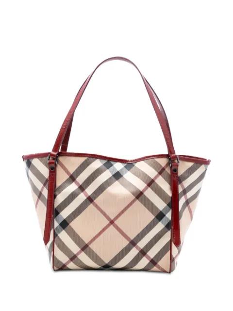 2000-2017 Supernova Check Coated Canvas tote bag by BURBERRY 