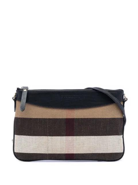 2000-2020 Mega Check Canvas Peyton crossbody bag by BURBERRY 