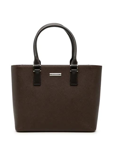 2000-2025 Leather tote bag by BURBERRY 